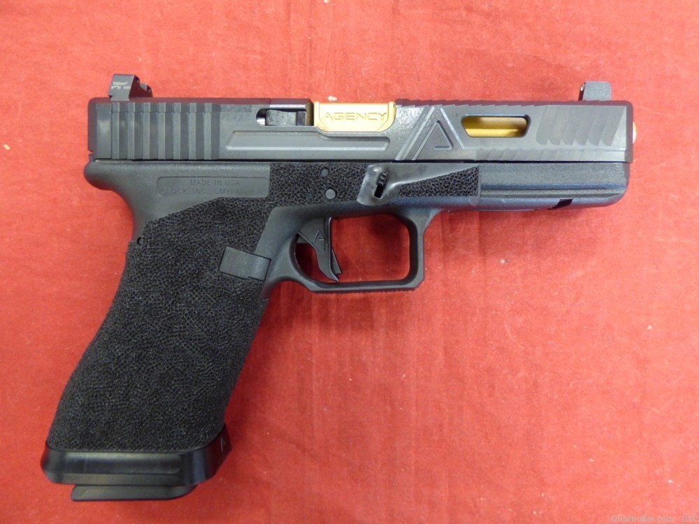 Agency Arms Glock 17 Gen 3 EXA TiN AOS - 9mm AA Trijicon NS-img-0