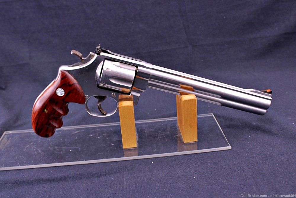 SMITH & WESSON 629-4 44 MAGNUM 8.375" BBL STAINLESS STEEL ROSEWOOD GRIP-img-8