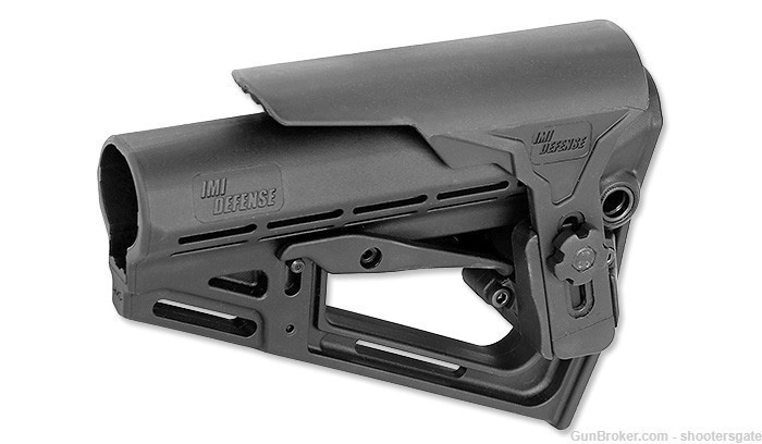 IMI Defense TS-1 Tactical Stock Mil Spec w/Cheek Rest, BLACK, FREE SHIPPING-img-0