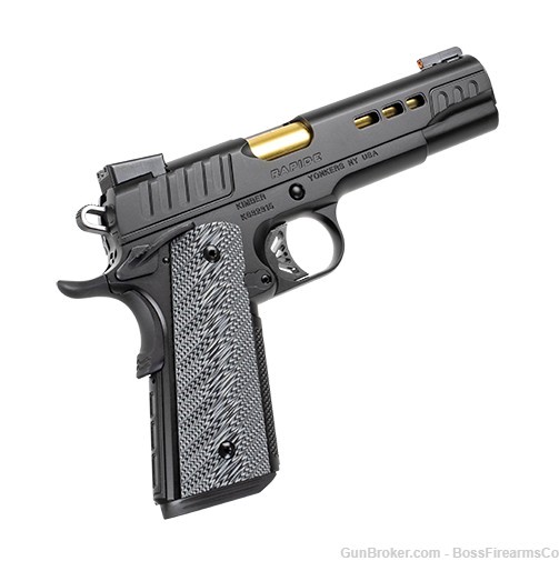 Kimber Rapide .345 ACP Semi-Auto Pistol 5" 8rd Black/Gold 3000383-img-0