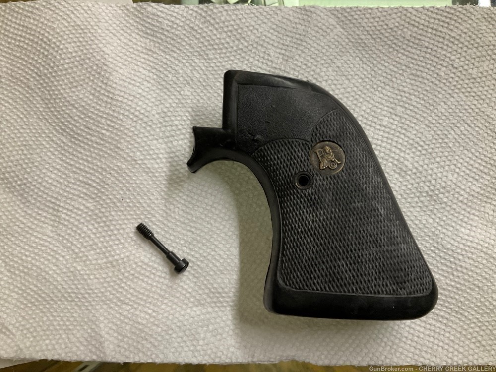 Vintage Ruger Blackhawk revolver grips rubber pachmayr black hawk pistol-img-0