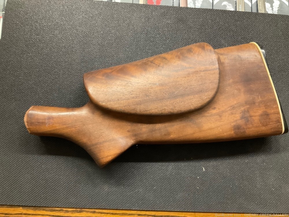 Vintage custom bishop target rifle butt stock-img-0