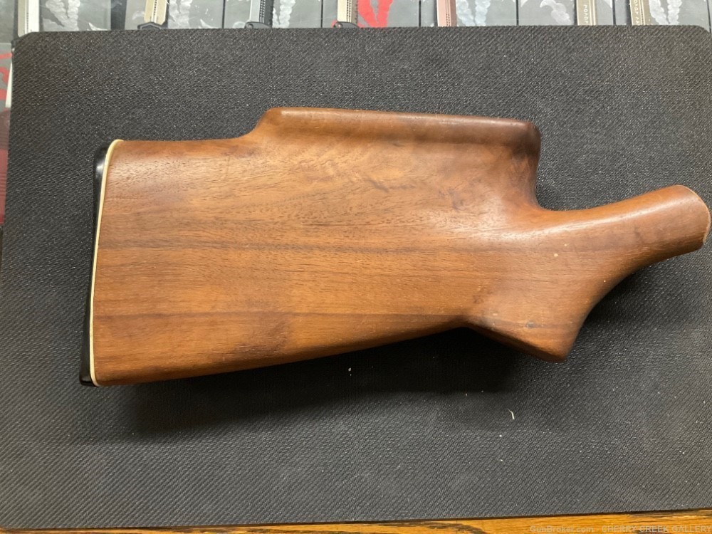Vintage custom bishop target rifle butt stock-img-1