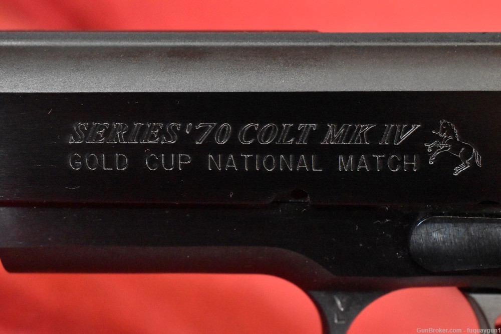 Colt Gold Cup National Match Series 70 1911 45 ACP 5" O5870A1 Gold-Cup 1911-img-6