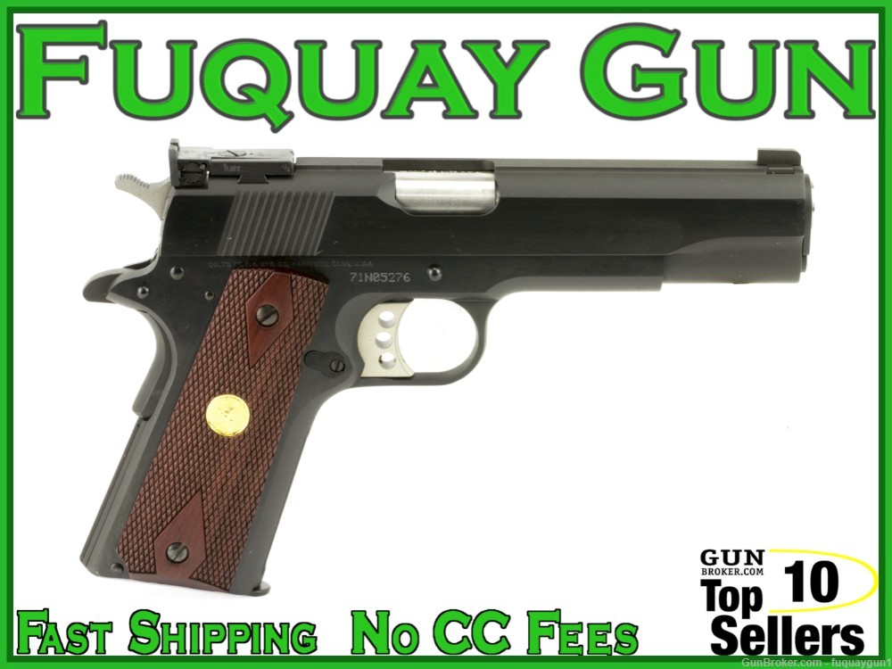Colt Gold Cup National Match Series 70 1911 45 ACP 5" O5870A1 Gold-Cup 1911-img-0