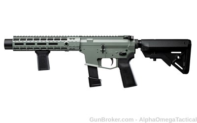 Angstadt Arms Vanquish-9 Semi-auto SBR, Integrally Suppressed, 9MM, Green-img-0