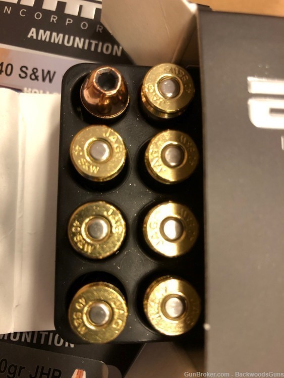 100 Rounds AMMO INC 40 S&W 180 gr JHP 40SW-img-2