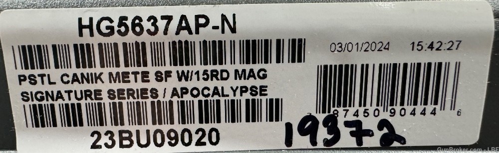 Canik METE SF Apocalypse Signature Series 9mm 4.19" Barrel-img-5
