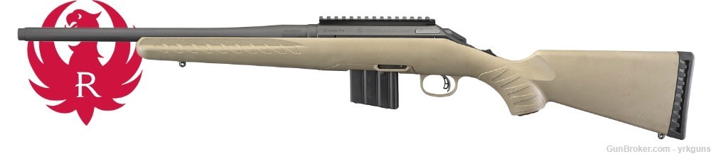 Ruger American Ranch 350 LEGEND FDE 16" Threaded Barrel Rifle NEW 26985-img-4