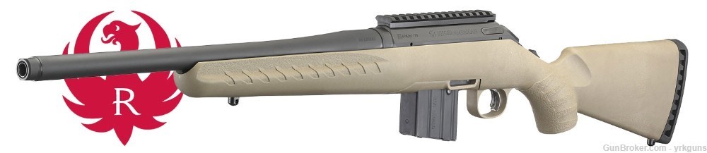 Ruger American Ranch 350 LEGEND FDE 16" Threaded Barrel Rifle NEW 26985-img-3