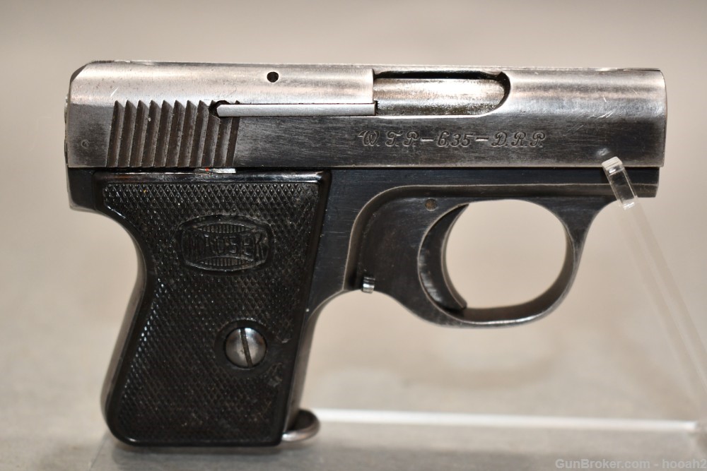 Scarce French Mauser WTP II Semi Auto Pistol 25 ACP READ C&R-img-0
