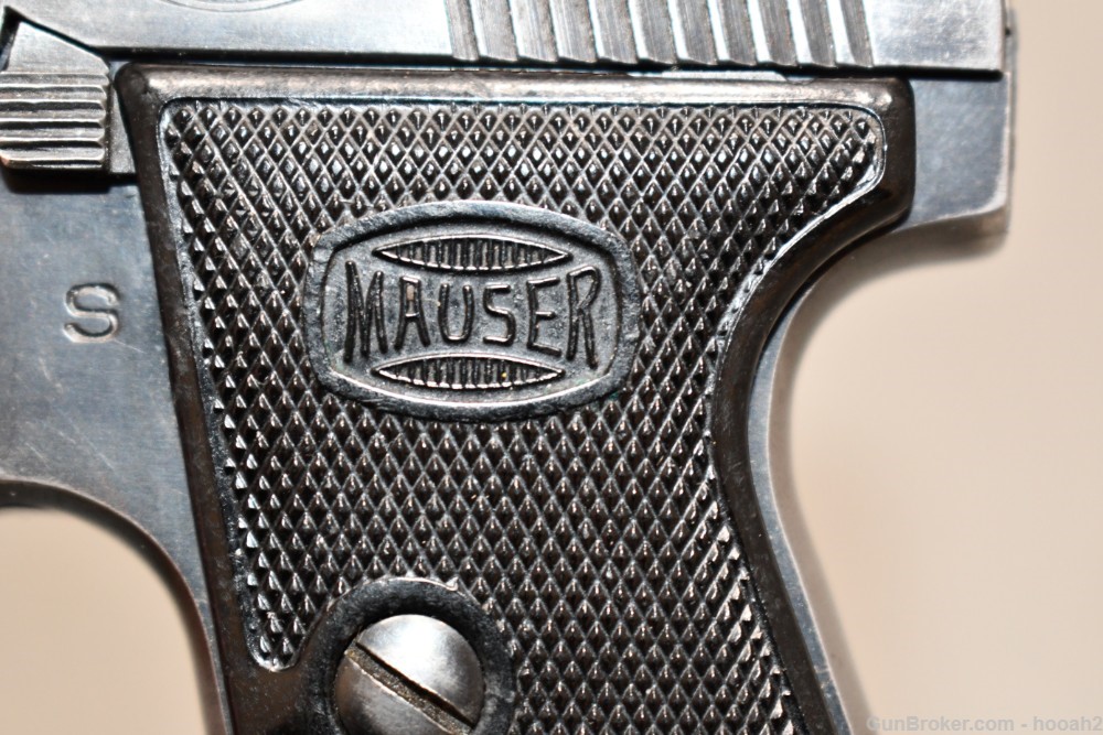 Scarce French Mauser WTP II Semi Auto Pistol 25 ACP READ C&R-img-8