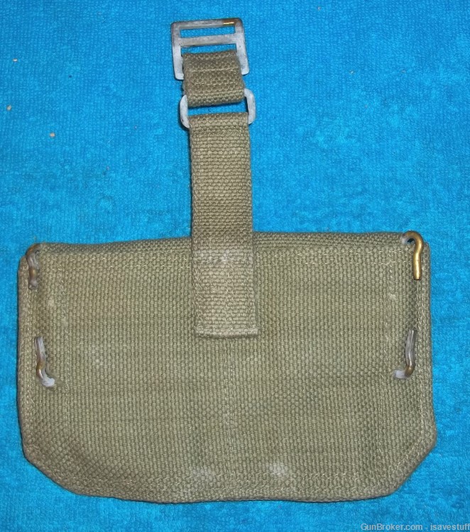Vintage Military Issue Ammo Carrier   British Army Rifle Ammunition Pouch-img-2