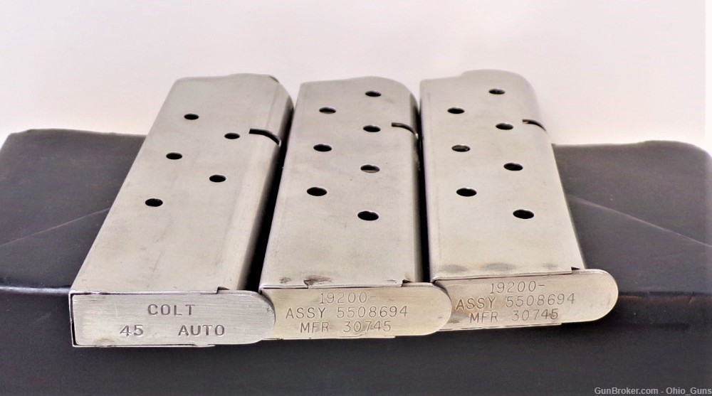 Colt 45ACP for 1911 and 19200-Assy 5508694 MFR 30745 - Lot of 3 Used-img-1