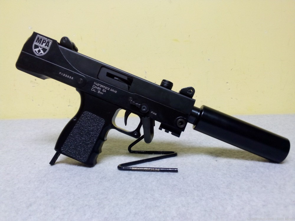 Masterpiece Arms MPA30T Defender Semi Auto Pistol, 9MM,  Top Cocker-img-6