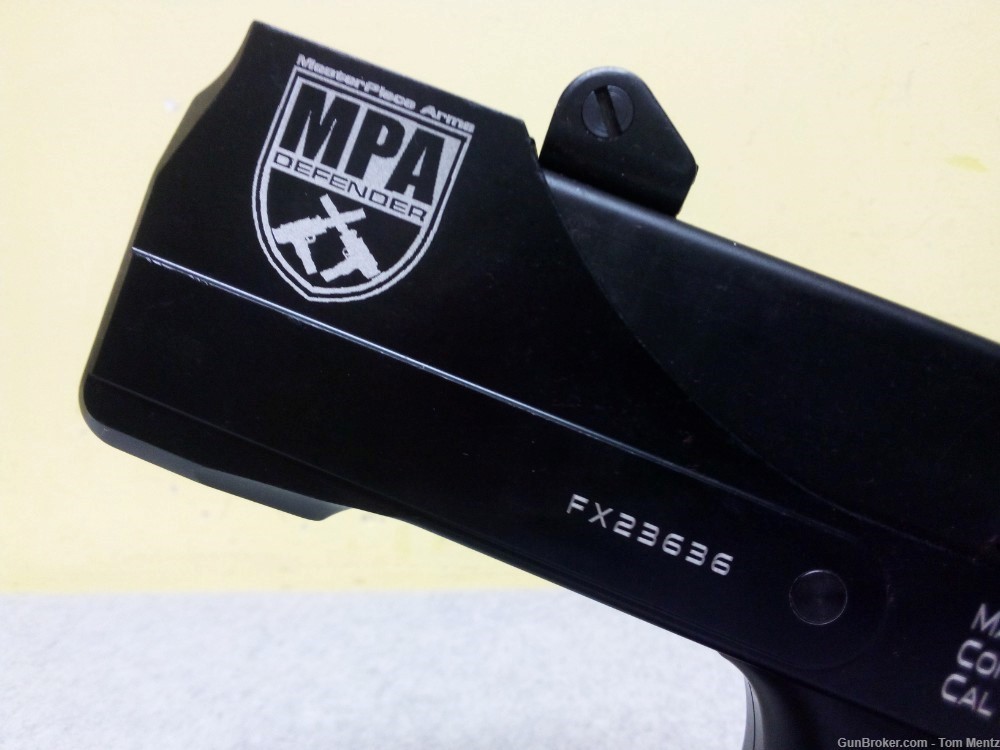 Masterpiece Arms MPA30T Defender Semi Auto Pistol, 9MM,  Top Cocker-img-8
