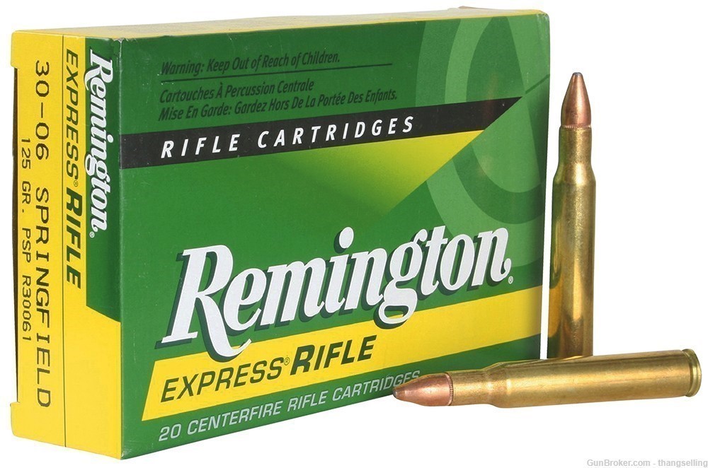 40 Rds Remington 30-06 Core-Lokt Ammo 125 Gr PSP Pointed Soft Point .30-06-img-0