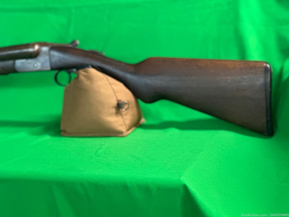 N.R. Davis & Sons Ajax 12 gauge double barrel, side-by-side shotgun-img-3