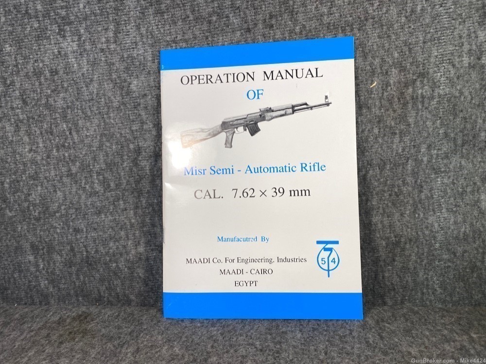 Original-Egyptian Maadi MISR AK-47 AKM Manual-In Original Packaging-img-0