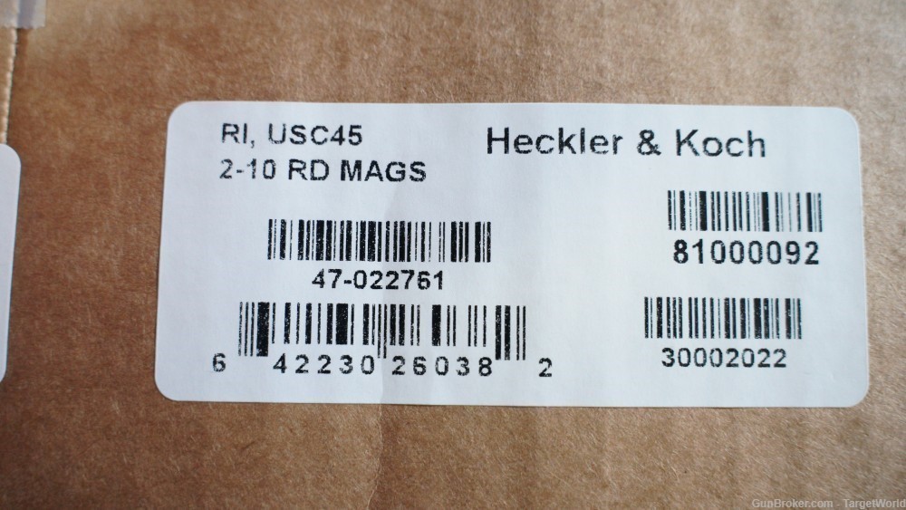 HECKLER & KOCH USC CARBINE .45 ACP 10 ROUNDS BLACK (HK81000092)-img-28