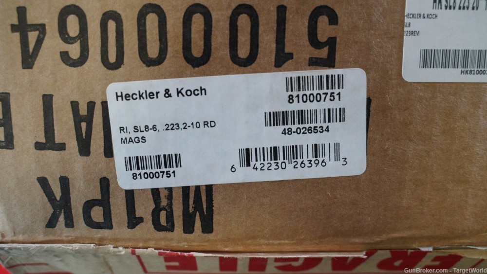 HECKLER & KOCH SL8 RIFLE .223 REM 10 ROUND 20" BLACK HK81000751-img-30
