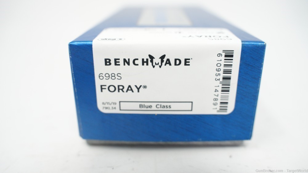 BENCHMADE 698S FORAY SERRATED AXIS DISCONTINUED NOS(BNC698S) -img-15