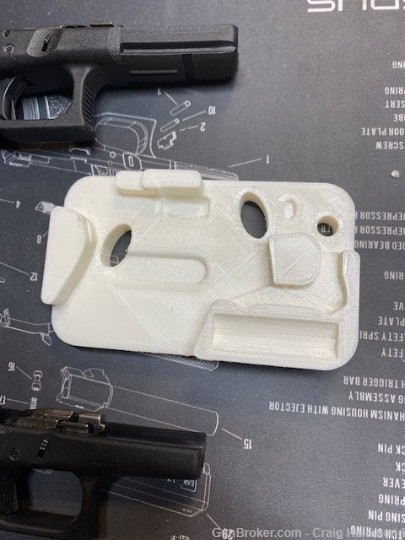 Reverse (right side up) Bench Block for all Glock Pistols-img-0