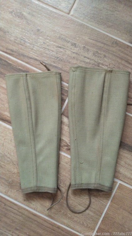WWI USGI Leggings Complete in Excellent Condition.-img-0