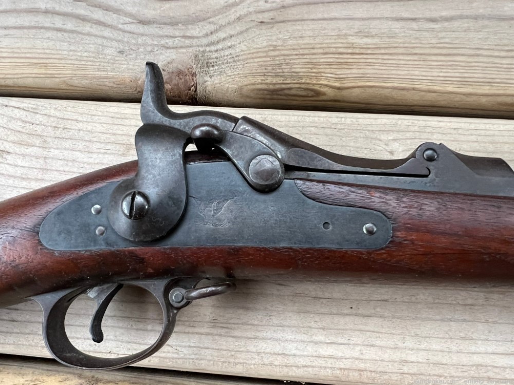 U.S. Springfield Trapdoor Model 1884 Round Rod Bayonet Rifle 1893 45-70-img-2