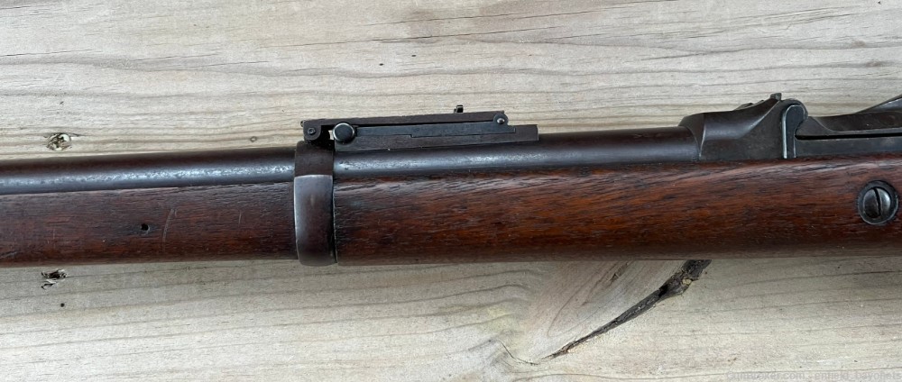 U.S. Springfield Trapdoor Model 1884 Round Rod Bayonet Rifle 1893 45-70-img-15