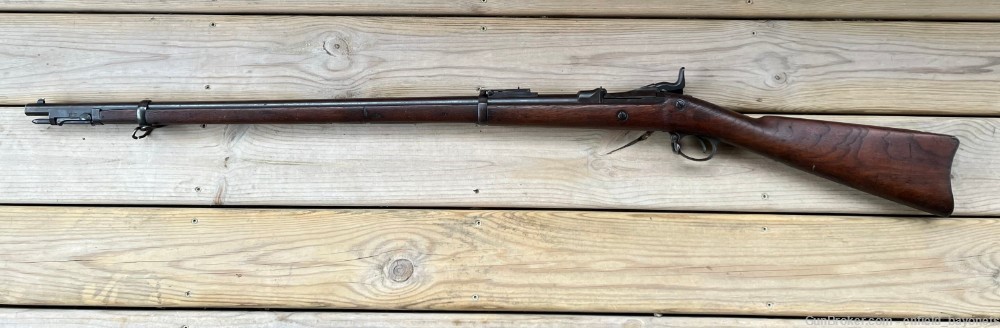 U.S. Springfield Trapdoor Model 1884 Round Rod Bayonet Rifle 1893 45-70-img-1