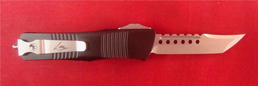 MicroTech Automatic Troodon Hellhound 619-10S Knife Stonewash $449-img-3