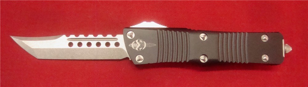 MicroTech Automatic Troodon Hellhound 619-10S Knife Stonewash $449-img-0