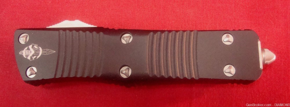 MicroTech Automatic Troodon Hellhound 619-10S Knife Stonewash $449-img-1
