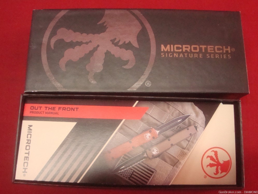 MicroTech Automatic Troodon Hellhound 619-10S Knife Stonewash $449-img-5