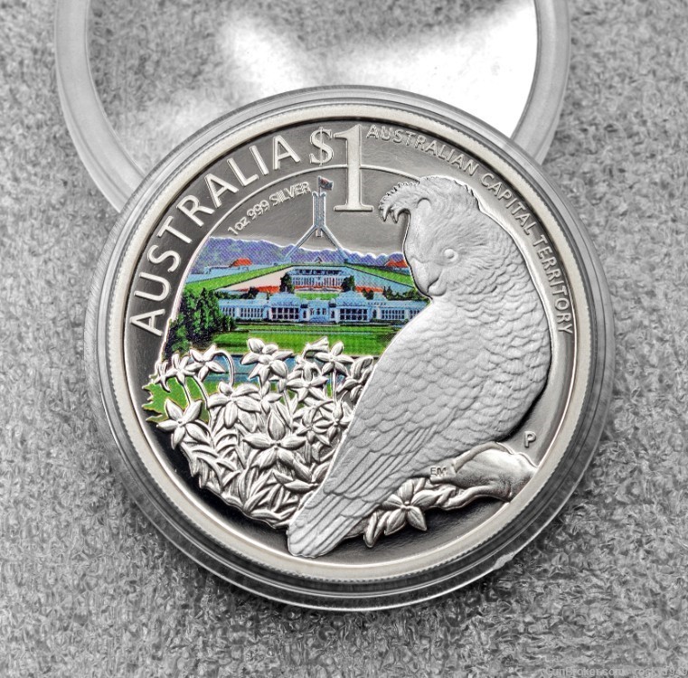 2010 - Celebrate Australia - ANDA Capital Territory issue 1oz silver proof -img-0