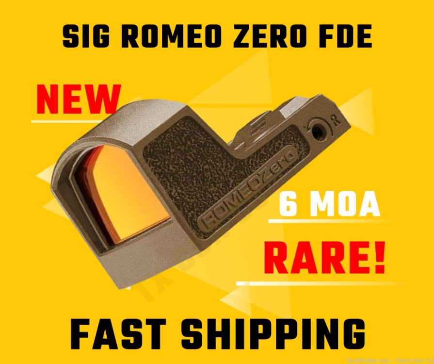 SIG SAUER Romeo Zero 1x30mm Red Dot Sight 6 MOA for P365 365XL SOR01603 NEW-img-0
