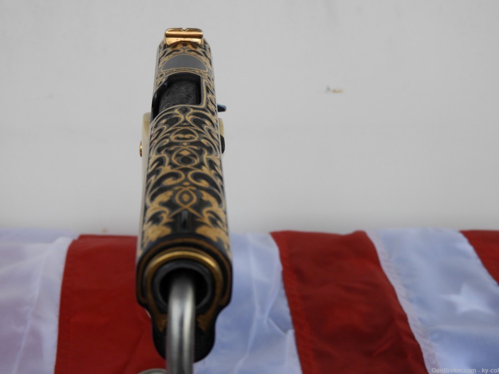 HAND ENGRAVED, GOLD INLAID, 1918 COLT BLACK ARMY  1911 45acp-img-15