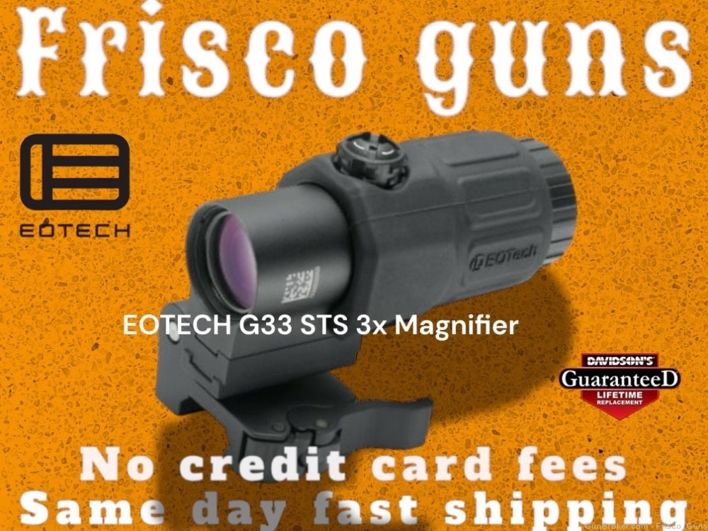 EOTECH G33 3x MAGNIFIER G33STS SIDE MOUNT QD NoFee-img-0