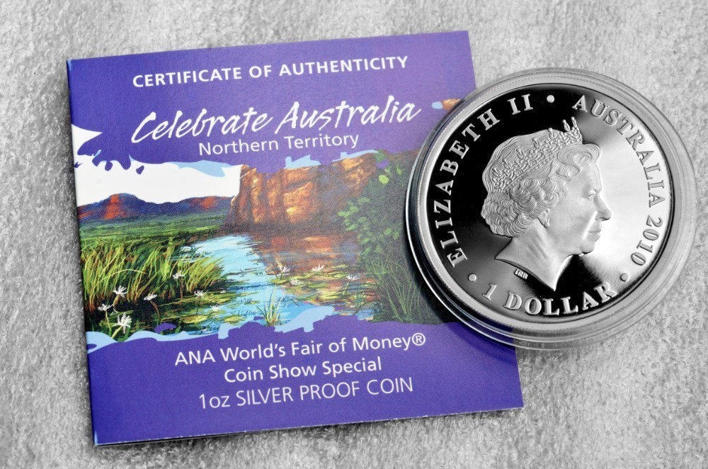 2010 - Celebrate Australia - ANDA Northern Territory issue 1oz silver proof-img-2