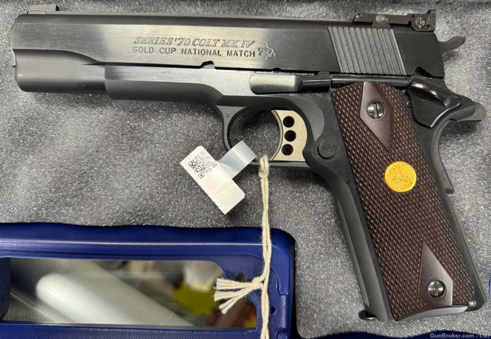 Colt Gold Cup National Match Series 70, 45 ACP 5" Barrel 7+1 Capacity-img-0