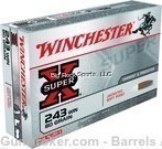 Winchester X2431 Super-X Rifle Ammo 243 PSP 80 Grains 3350 fps 20 Box-img-0