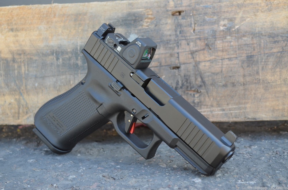 Glock 45 MOS Trijicon RMRcc Supp OR Night Sights Timney Alpha 5 Trigger 19-img-4