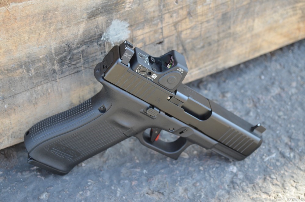 Glock 45 MOS Trijicon RMRcc Supp OR Night Sights Timney Alpha 5 Trigger 19-img-5