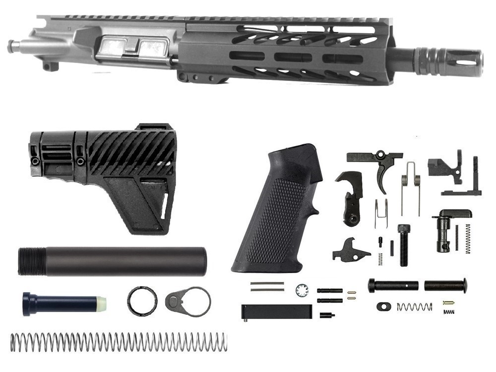 PRO2A TACTICAL 8.5 inch AR-15 300 Blackout Melonite Upper Complete Kit-img-0
