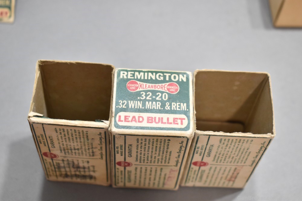3 Full Boxes 150 Rds Vintage Remington 32-20 Dogbone R185 Ammunition -img-10
