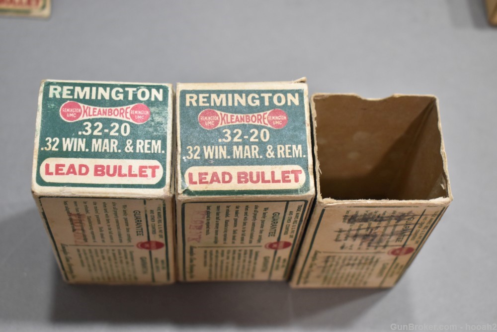 3 Full Boxes 150 Rds Vintage Remington 32-20 Dogbone R185 Ammunition -img-9