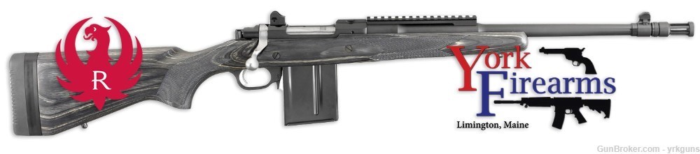 Ruger Scout Rifle 308WIN 16" 10RD Black Laminate Rifle NEW 6803-img-0