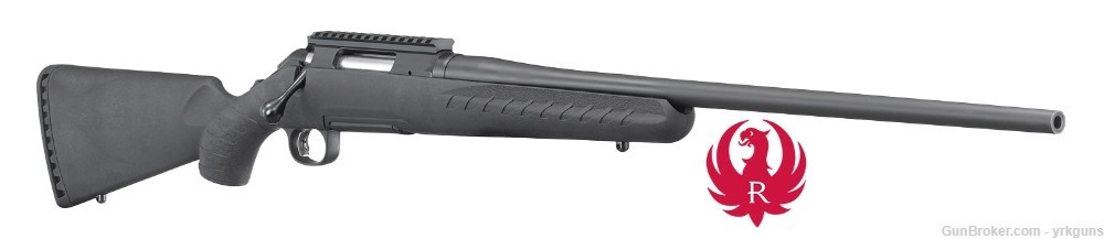 Ruger American Rifle Standard 243WIN 22" Black Synthetic Rifle NEW 6904-img-1