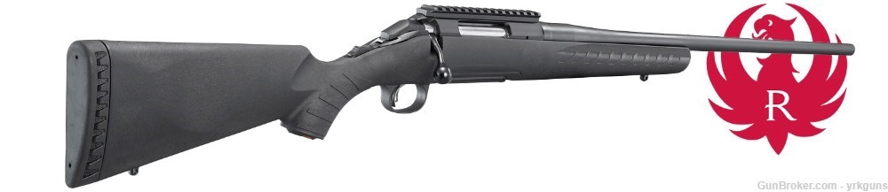 Ruger American Rifle Standard 243WIN 22" Black Synthetic Rifle NEW 6904-img-2